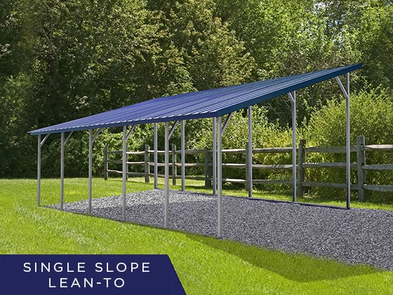 lean to carport with storage